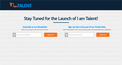 Desktop Screenshot of iamtalent.com